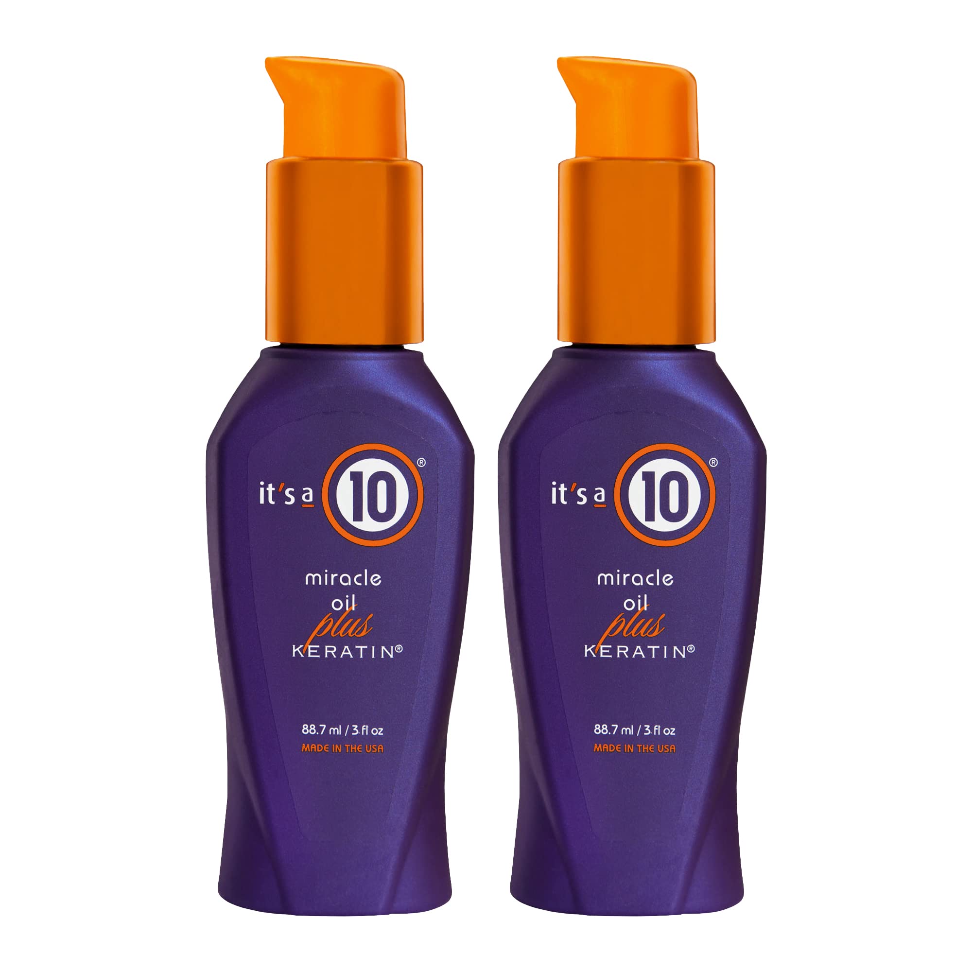 it's a 10 Miracle Oil plus Keratin 3 oz (Pack of 2)
